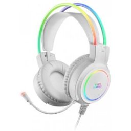 Mars Gaming MHRGBW Auriculares Chroma RGB Flow - Blanco