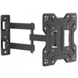 Aisens Soporte Eco Giratorio, Inclinable Para Monitor/TV 30kg (3 Pivotes) De 23"-43", Negro