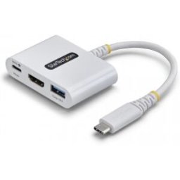 StarTech.com Dock Hub Multipuertos USB Tipo C a HDMI - Adaptador Multipuertos USB-C a HDMI - Carga d