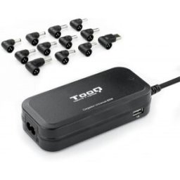 Tooq CARGADOR PORTATIL 90W TQLC-90BS02AT CASA MULT. AUTOMATICO 12 CONECTORES