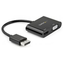 StarTech.com Adaptador DisplayPort a HDMI y VGA - 4K 60Hz