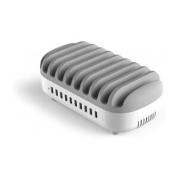 Compulocks 10PUSBDKS-UK organizador para estación de carga Independiente Gris, Blanco