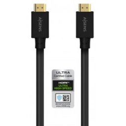 Aisens Cable HDMI V2.1 Ultra Alta Velocidad / Hec 8K@60Hz 48Gbps, A/M-A/M, Negro, 5.0M