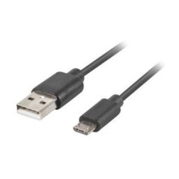 Lanberg CABLE USB CA-USBM-20CU-0018-BK - CONECTORES USB A A MICRO USB - QC 3.0 - 1.8M - NEGRO