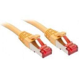 Lindy RJ-45/RJ-45 Cat6 1m Cable de red - Amarillo S/FTP (S-STP)