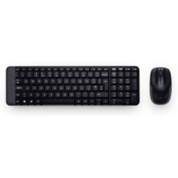 Logitech Wireless Combo MK220 - Juego de teclado y ratón - 2.4 GHz - Portugués
