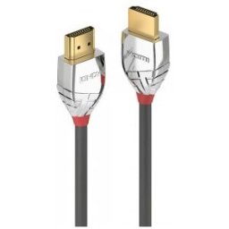Lindy 37872 - 2 m HDMI Tipo A - (Estándar) - Gris, Plata