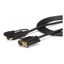 StarTech.com Cable de 1,8m Conversor Activo HDMI a VGA - Adaptador 1920x1200 1080p - 1 x HDMI Macho
