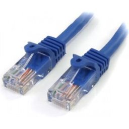 StarTech.com Cable de 3m Azul de Red Fast Ethernet Cat5e RJ45 sin Enganche - Cable Patch Snagless, 3