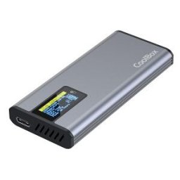 CoolBox COO-MCM-M2F caja para disco duro externo Caja externa para unidad de estado sólido (SSD) Gri