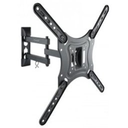 TooQ Soporte Giratorio e Inclinable para Monitor / TV LCD, Plasma de 23"- 55", con Tres Pivotes, Neg