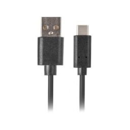 Lanberg CABLE USB TIPO C A USB 2.0 TIPO A 3M MACHO - MACHO NEGRO