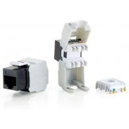 Equip KIT 8 UDS CONECTOR HEMBRA RJ45 UTP CAT6 PANEL KEYSTONE TOOL FREE