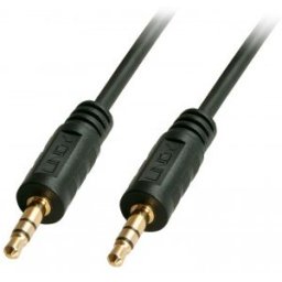 Lindy 35643 cable de audio 3 m 3,5mm Negro
