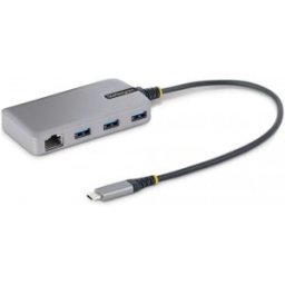 StarTech.com 5G3AGBB-USB-C-HUB hub de interfaz USB 3.2 Gen 1 (3.1 Gen 1) Type-C 5000 Mbit/s Gris