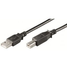 Ewent Cable USB 2.0 Tipo A Macho a Tipo B Macho. 3m