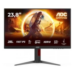 AOC G4 24G4HA - 23.8" Full HD - LED - Negro, Rojo - 200Hz
