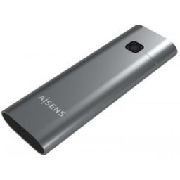 Aisens Caja Externa M.2 (NGFF) ASM2-021GR NVMe a USB3.2 GEN2, Gris