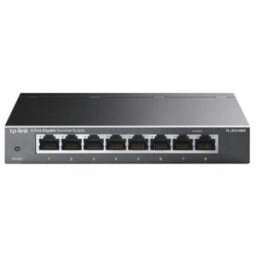 TP-Link TL-SG108S(UN) switch No administrado Gigabit Ethernet (10/100/1000) Escritorio Negro