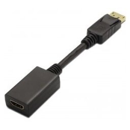 Aisens A125-0134 adaptador de cable de vídeo 0,15 m DisplayPort HDMI Negro