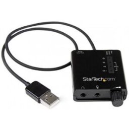StarTech.com Tarjeta de Sonido Estéreo USB Externa Adaptador Conversor con Salida SPDIF - Negro, 5.1