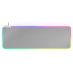 Mars Gaming MMPRGB2S Alfombrilla parta Ratón RGB XXL Blanco/Plata
