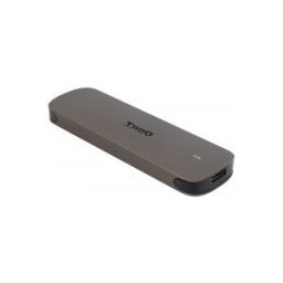 TooQ Caja Externa para SSD M.2 NGFF, Marrón