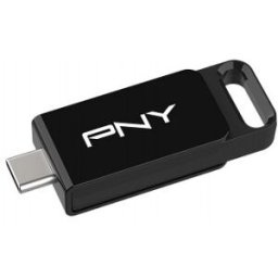 PNY Elite unidad flash USB 64 GB USB Tipo C 3.2 Gen 1 (3.1 Gen 1) Negro