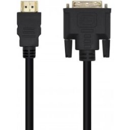 Aisens Cable DVI A HDMI, DVI 18+1/M-HDMI A/M, Negro, 3.0m