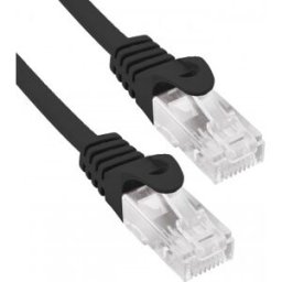 Phasak Cable de Red Cat.6 UTP Solido CCA Cat.6 UTP Negro 30M