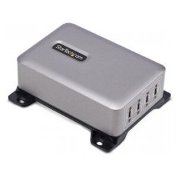 StarTech.com Cargador USB-C de 4 Puertos - Cargador USB Tipo C - Cargador para Portátil - Cargador p