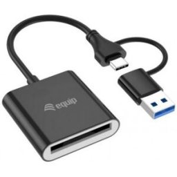 Equip 245461 lector de tarjeta USB 3.2 Gen 2 (3.1 Gen 2) Type-C Negro
