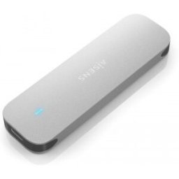 Aisens Caja Externa M.2 (NGFF) ASM2-025SL NVMe a USB3.2 Gen2, Plata