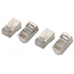 Aisens A139-0298 conector RJ-45 Acero inoxidable, Transparente