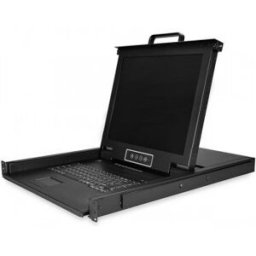StarTech.com RKCONS1708K consola de rack 43,2 cm (17") 1280 x 1024 Pixeles Acero Negro 1U