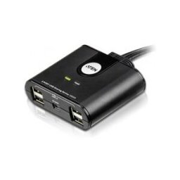 Aten Switch de periféricos USB 2.0 de 2 x 2 puertos