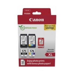 Canon 5437C006 Original Negro, Cian, Magenta, Amarillo Para PIXMA TS3550i, PIXMA TS3551i, PIXMA TR47