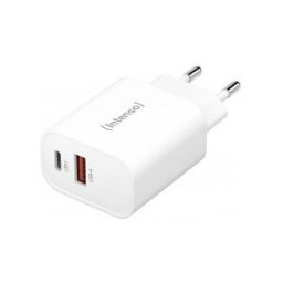 Intenso POWER ADAPTER USB-A/USB-C/7803012 Universal Blanco Corriente alterna Carga rápida Interior