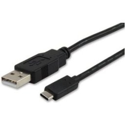 Equip CABLE USB 2.0 12888107 - CONECTORES TIPO A MACHO / TIPO C MACHO - 1 METRO - COLOR NEGRO