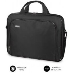 Subblim Maletín Ordenador Oxford Laptop Bag 13,3"-14" Black