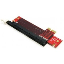 StarTech.com PCI-Express x1 to Low Profile x16 Slot Extension Adapter - Adaptador PCIe x1 a PCIe x16