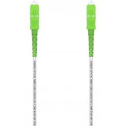 Cable de Fibra Óptica G657A2 3.0 Aisens A152-0500/ LSZH - Blanco