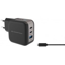 Conceptronic ALTHEA17B cargador de dispositivo móvil Universal Negro Corriente alterna Carga rápida