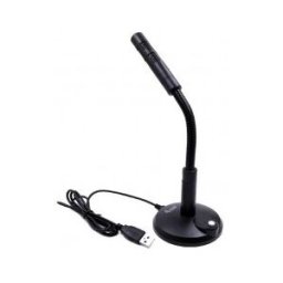 Equip 245340 micrófono Negro Micrófono de superficie para mesa