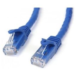 StarTech.com Cable de Red Ethernet Snagless Sin Enganches Cat 6 Cat6 Gigabit 5m - Azul, 5 m, Cat6, U