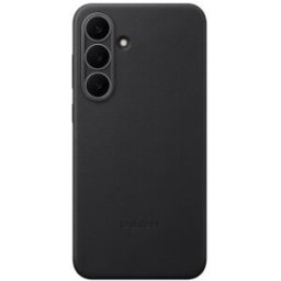 Funda Imitación piel, Microtwill, Plástico Negro para Samsung Galaxy S25 FE