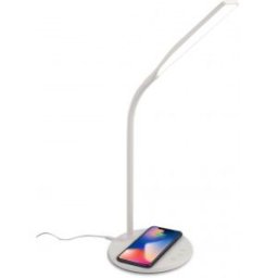 Celly WLLIGHT10WWH cargador de dispositivo móvil Smartphone Blanco USB Cargador inalámbrico Interior