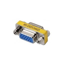 Aisens A114-0082 cambiador de género para cable VGA D-sub D-sub Azul, Plata