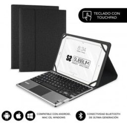 Subblim Funda con Teclado KEYTAB PRO BLUETOOTH 10,1" TOUCHPAD Black