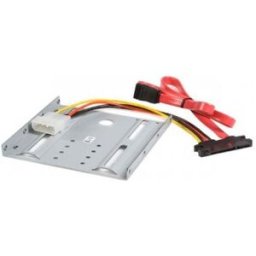 StarTech.com Juego Kit Adaptador Bandeja de Montaje Unidad de Disco Duro SATA de 2,5in Pulgadas a 3,